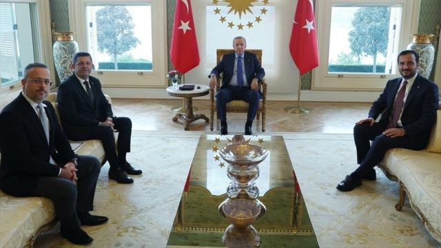 Cumhurbaşkanı Erdoğan İstanbul'da kabullerde bulundu