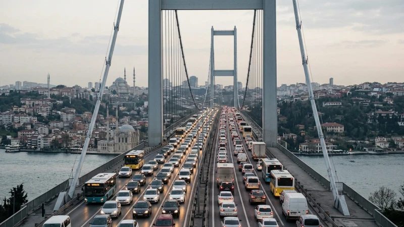 İstanbul'da sabah saatlerinde trafik yoğunluğu yüzde 85'e ulaştı