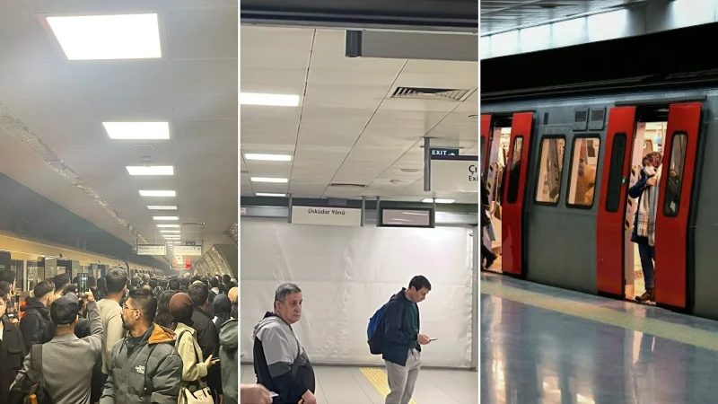 Üsküdar-Çekmeköy metrosunda tünelde patlama yaşandı