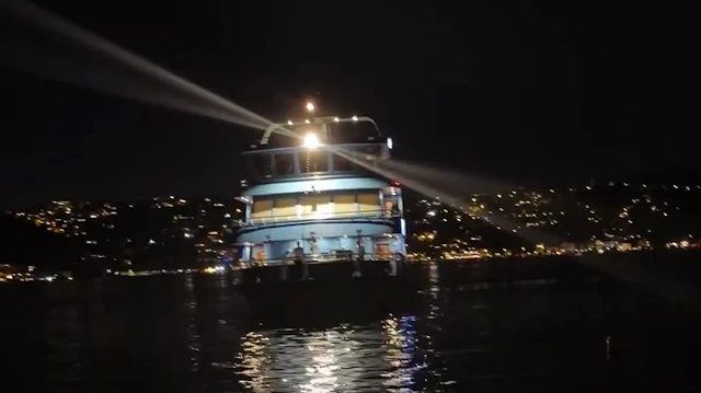 Derin Mermerci'nin yalısına vapur çarptı