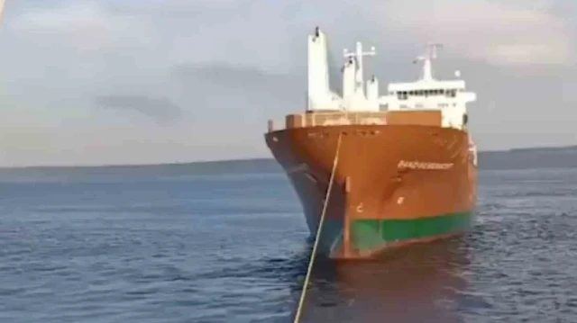 Çanakkale Boğazı'nda Danzigergracht Gemi Arızası Yaşandı