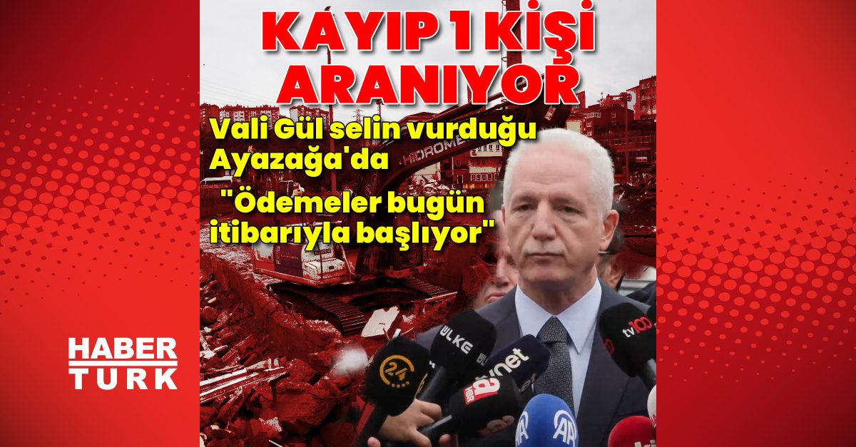 İstanbul Ayazağa'da Sel Felaketinde 3 Bin Evin Hasar Gördüğü Açıklandı