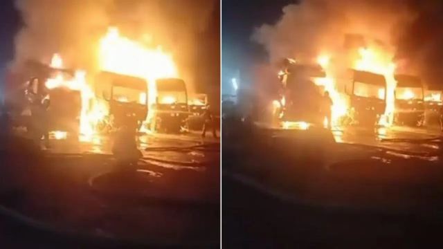 Beylikdüzü'nde TIR garajına kundaklama saldırısı gerçekleşti