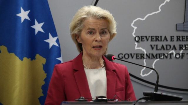 AB Komisyonu Başkanı von der Leyen Kosova'nın Avrupa geleceğini vurguladı