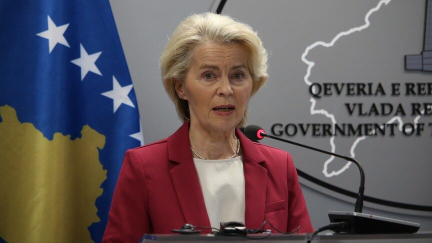 AB Komisyonu Başkanı von der Leyen Kosova'nın Avrupa geleceğini vurguladı