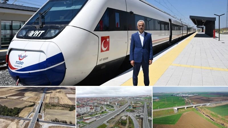 Halkalı-Kapıkule Hızlı Tren Hattı 1,5 Saatte Tamamlanacak