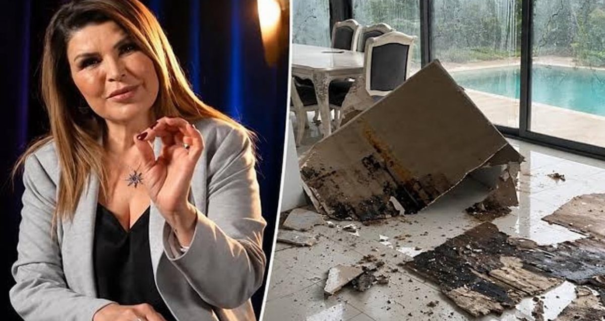 Nuray Sayarı'nın Villasında Sağanak Nedeniyle Tavan Çöktü