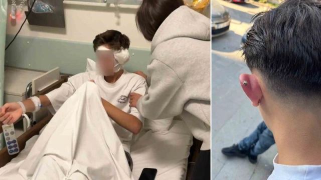 Bursa'da piercing yaptıran genç hastanelik oldu