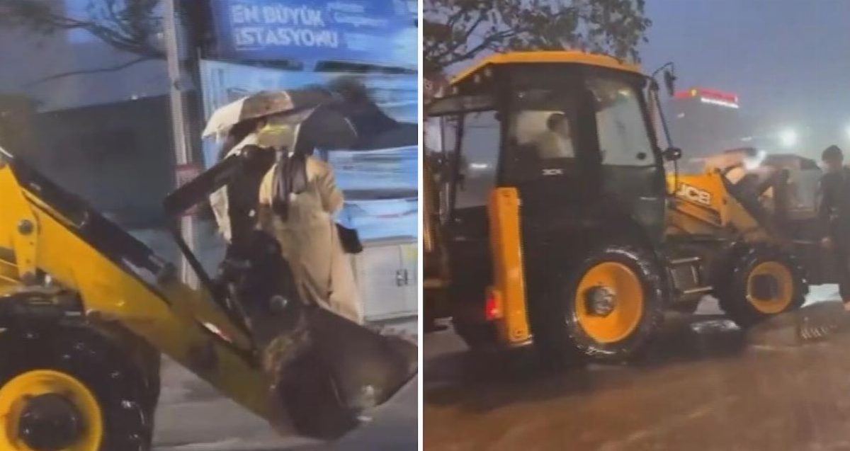 İstanbul Merter'de vatandaşlar sel sularından kurtarıldı