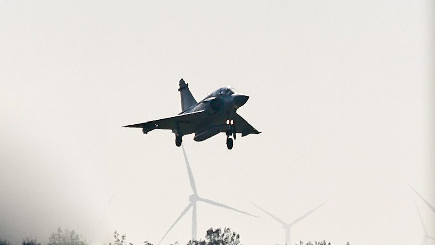 Fransa'da Mirage 2000D Savaş Uçağı Düştü