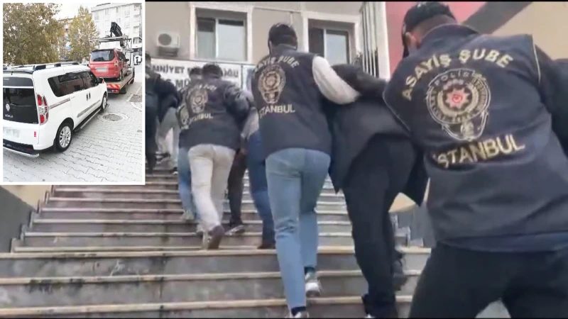 İstanbul'da Hasarsız Raporla Pert Araç Satan Şüpheliler Yakalandı
