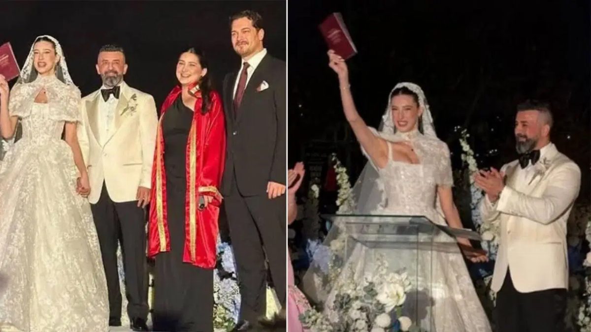 Itır Esen ve Engin Aykanat İstanbul'da düğün yaptı