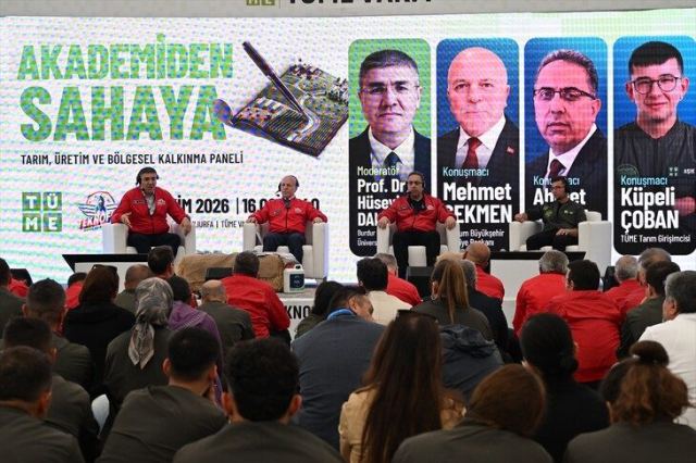 TEKNOFEST Şanlıurfa'da Tarım, Üretim ve Kalkınma Paneli düzenledi