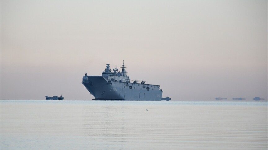 TCG Anadolu, Arnavutluk'ta Neptune Strike 2026 tatbikatına katıldı