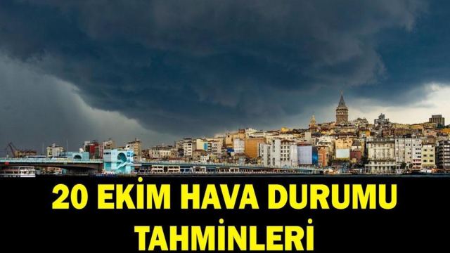 İstanbul'da 20 Ekim Hava Durumu: Yağış Bekleniyor mu?
