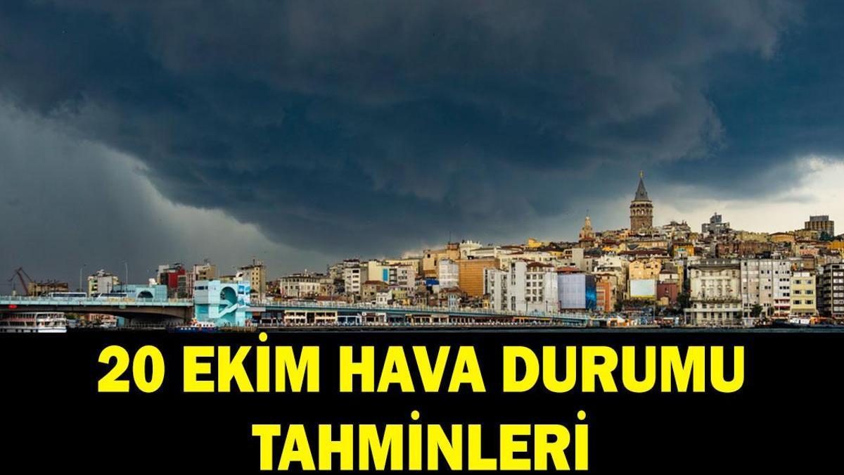 İstanbul'da 20 Ekim Hava Durumu: Yağış Bekleniyor mu?