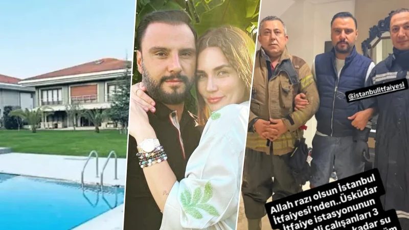 Alişan'ın Üsküdar'daki villasını su bastı