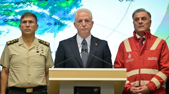 İstanbul’da 84 yılın en büyük yağışı Vali Davut Gül açıkladı