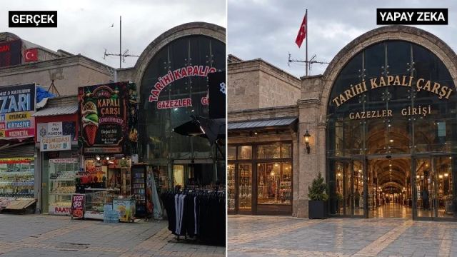 Kapalıçarşı'daki tabela kirliliğine yapay zeka çözümü sunuldu