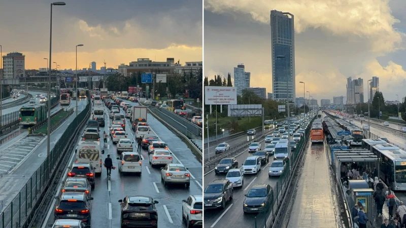 İstanbul'da Trafik Yoğunluğu Yüzde 81'e Ulaştı