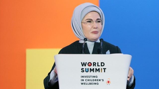 Emine Erdoğan: Gazze'deki çocuklar refah hakları için mücadele ediyor
