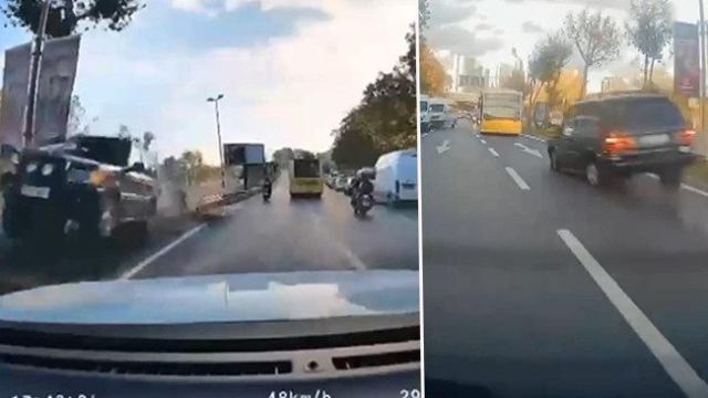 Sarıyer'de Cip, İETT Otobüsüne Çarptı: Yaralılar Var