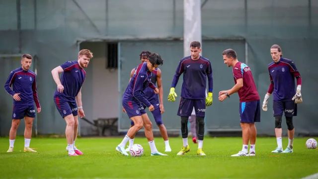 Trabzonspor Beşiktaş maçına hazırlıklara başladı