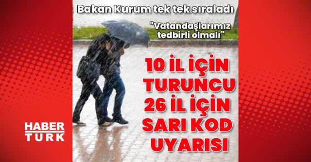 İstanbul için kuvvetli yağış uyarısı yapıldı