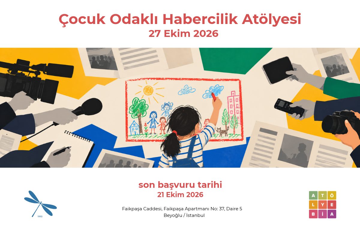 Atölye BİA, Çocuk Odaklı Habercilik Atölyesi Düzenliyor