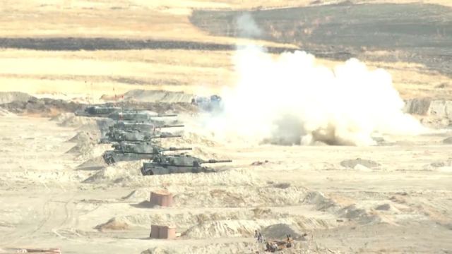 Ateş Serbest tatbikatında hedefler tam isabetle vuruldu