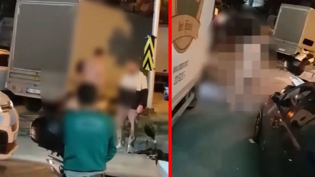 Kağıthane'de Çıplak Adam Markette Müşterilere Saldırdı
