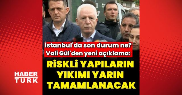 Vali Gül, Ayazağa'da sel felaketi sonrası açıklamalarda bulundu