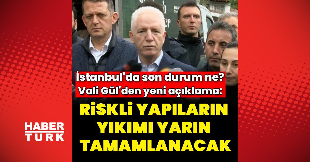 Vali Gül, Ayazağa'da sel felaketi sonrası açıklamalarda bulundu