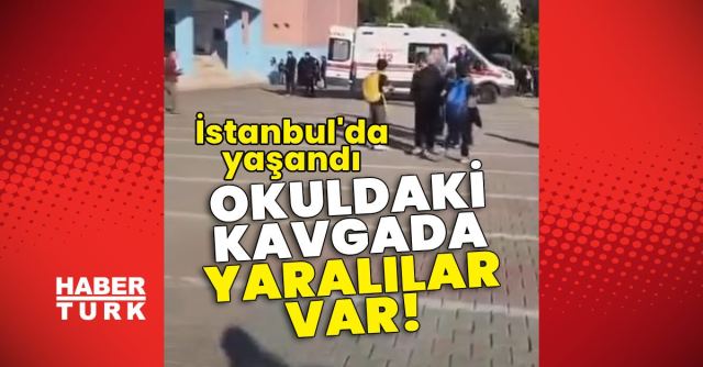 Başakşehir'de Ortaokulda Öğrenciler Arasında Kavga Çıktı