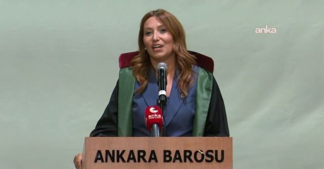 Ankara Barosu'nun yeni başkanı Elçin Özge Şimşek Çağlayan oldu