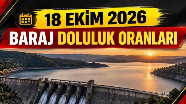 İstanbul Baraj Doluluk Oranı 18 Ekim 2026 Açıklandı