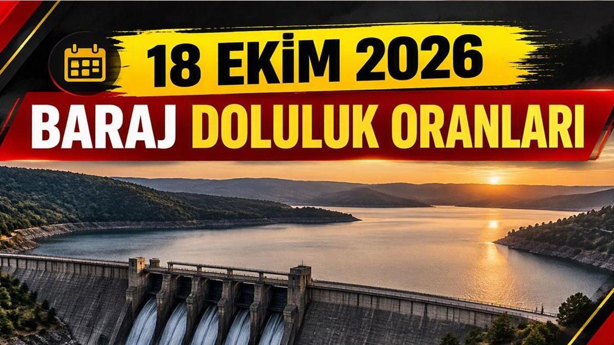 İstanbul Baraj Doluluk Oranı 18 Ekim 2026 Açıklandı