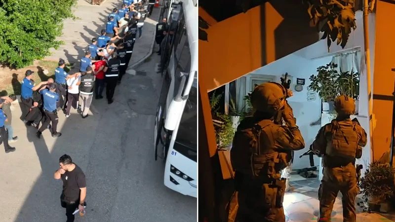 'Yıkamacılar' suç örgütüne operasyon: 73 tutuklama