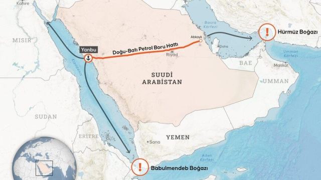 Suudi Arabistan: Doğu-Batı Petrol Boru Hattı günlük 5,8 milyon varil kapasiteye ulaştı