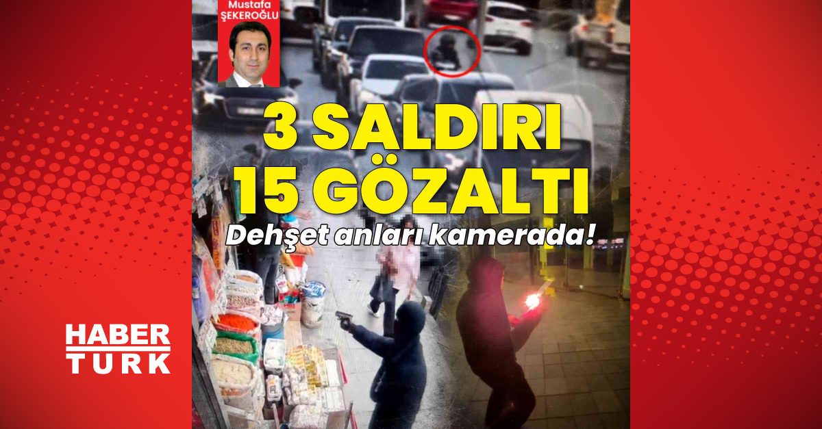 Sarıyer, Beşiktaş ve Küçükçekmece'de 15 şüpheli yakalandı