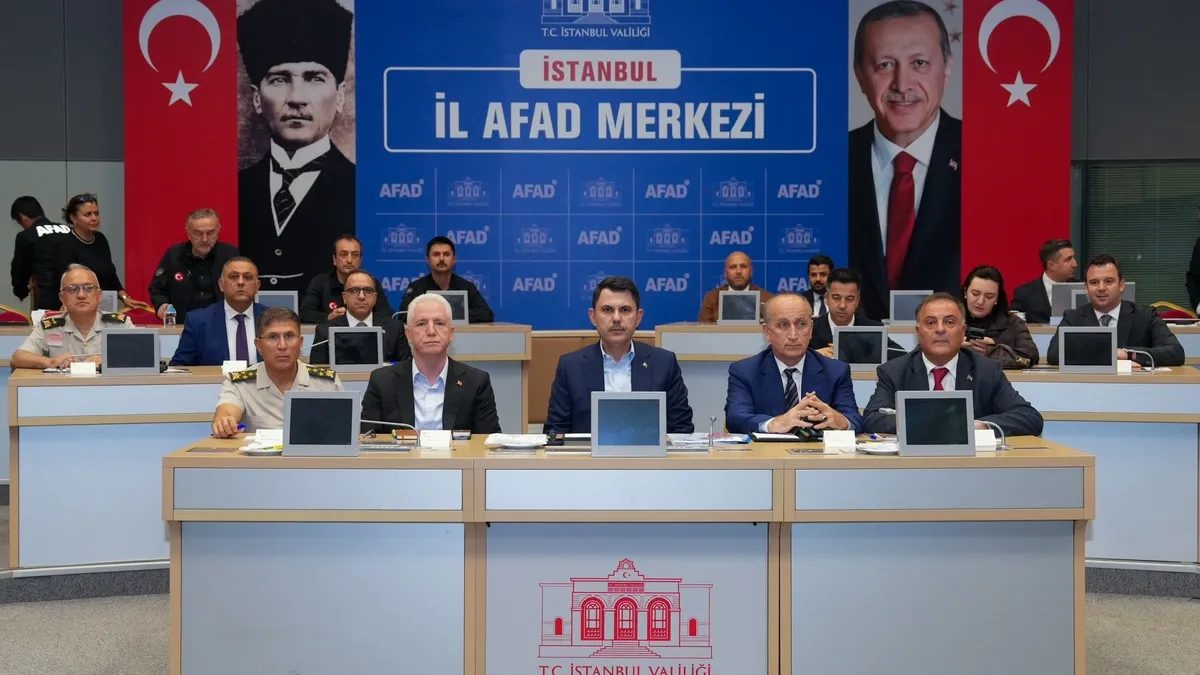 İstanbul'da Afet Koordinasyon Toplantısı yapıldı