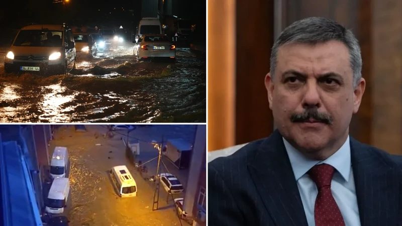 İstanbul'da Sağanak İçin 8 Bin Personel ve 2 Bin Araç Görevde