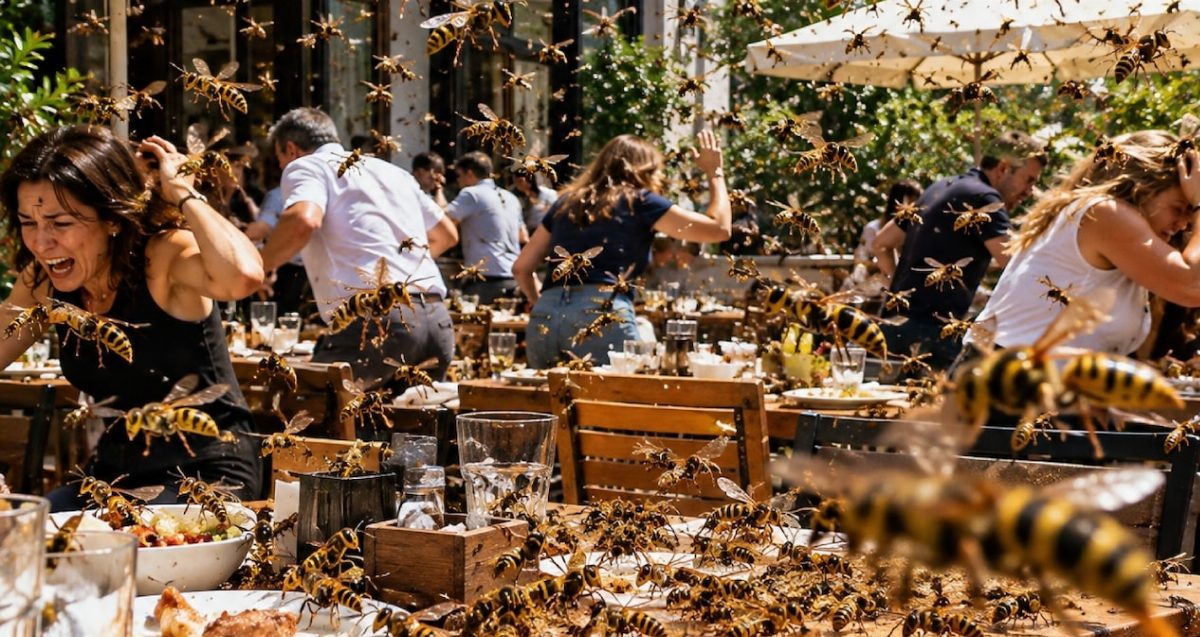 Eşek Arıları Kadıköy Restoranlarını İstila Etti