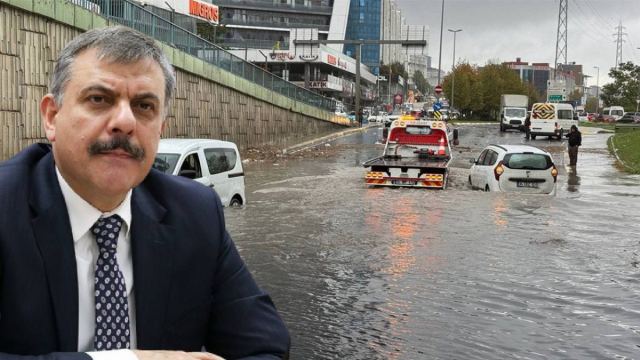 İstanbul'da sel sonrası Bakan Çiftçi'den sağanak uyarısı