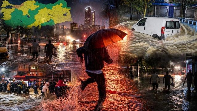 İstanbul'da sağanak yağış: 2 can kaybı, yollar kapandı