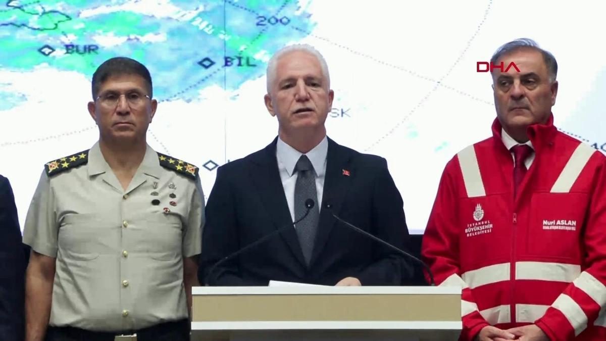 İstanbul'da Vali Gül'den yağış açıklaması