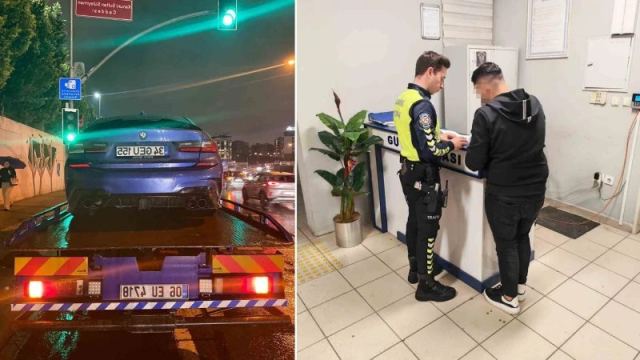 Başakşehir'de Drift Yapan Sürücüye 140 Bin TL Ceza