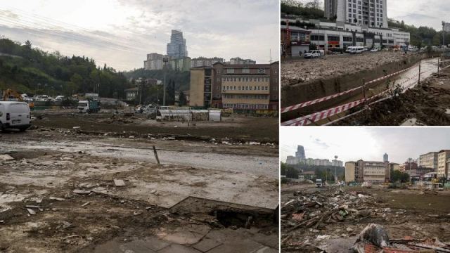 Büyükçekmece'de Selin Vurduğu Bölgedeki Yıkımlar Tamamlandı