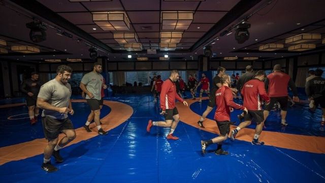 Grekoromen Güreş Milli Takımı Dünya Şampiyonası için hazırlık yapıyor