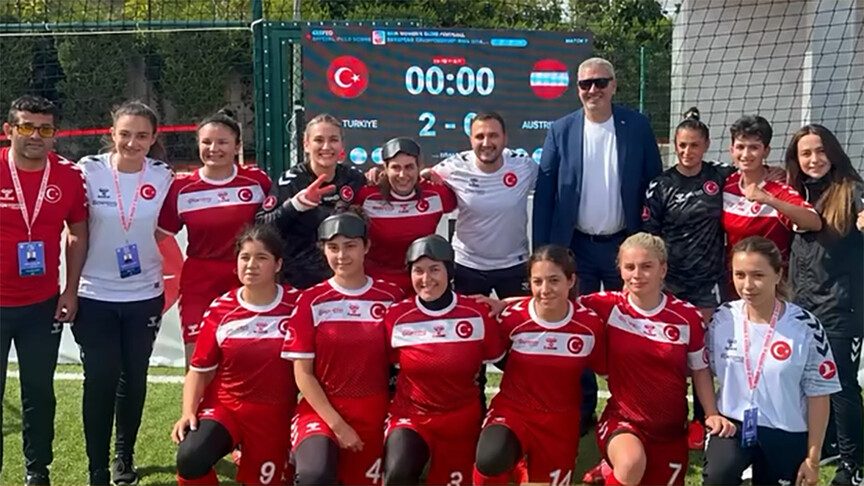 Görme Engelli Kadın Milli Futbol Takımı Avrupa Şampiyonu oldu